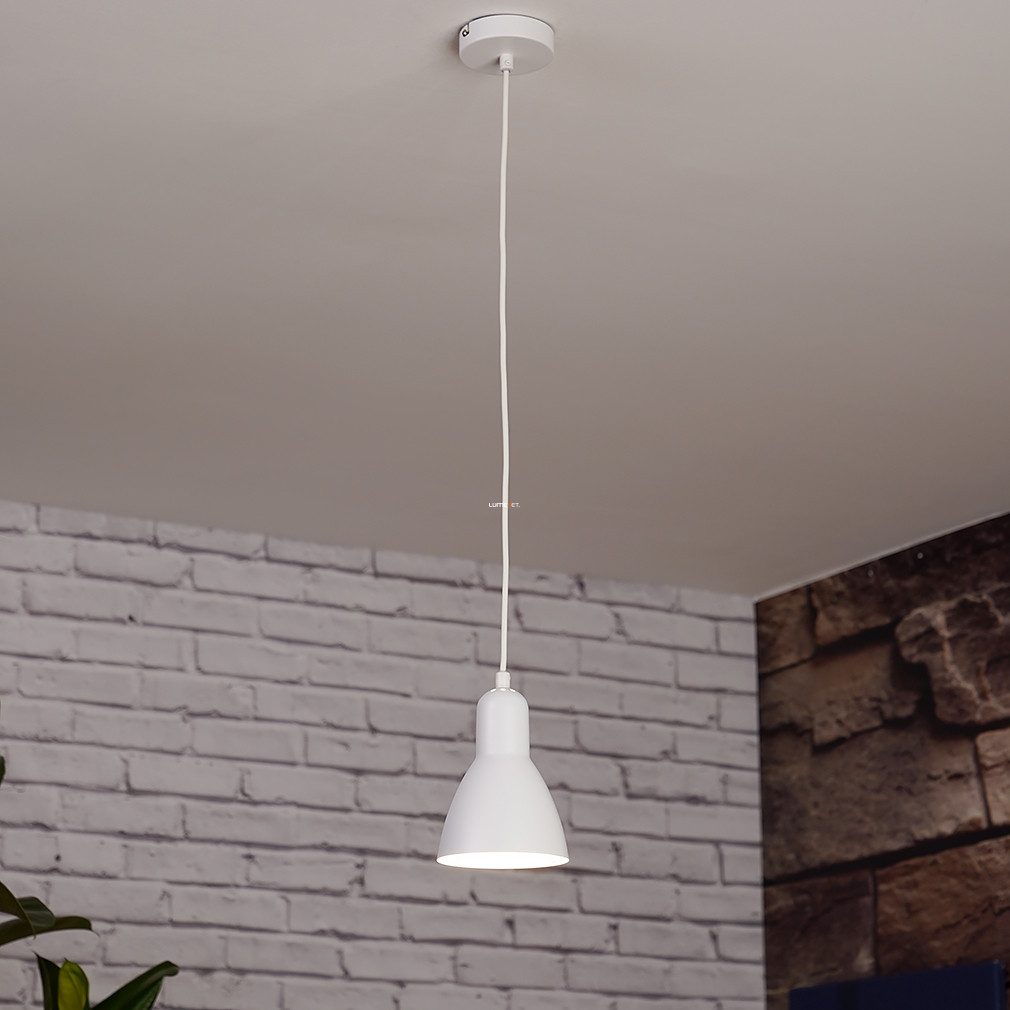 Lampa suspendată scandinavă în culoare albă - Etore GTV OS-ETO-L-E27-00-DEC