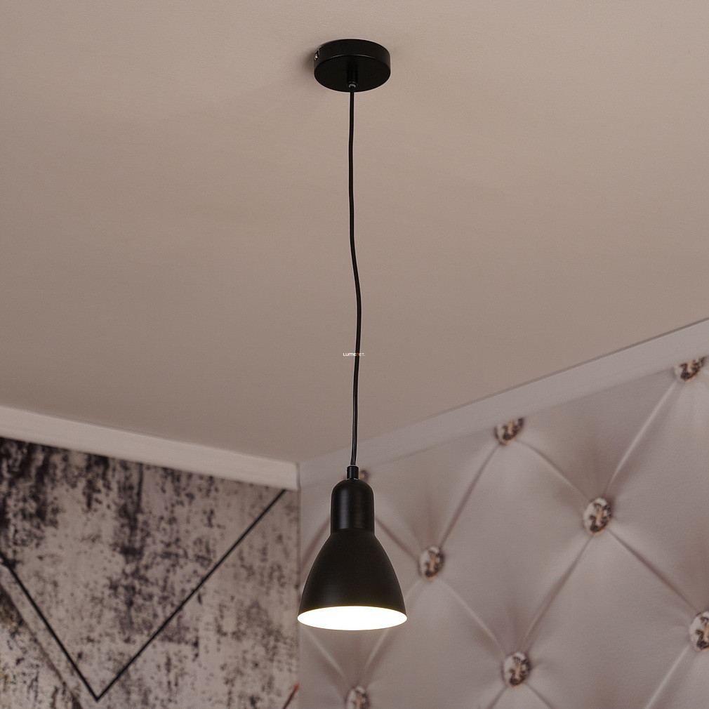 Lampa suspendată de culoare neagră - Etore GTV OS-ETO-L-E27-10-DEC