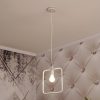 Lampă suspendată minimalistă în culoare albă - Lija GTV OS-LI-E27-00-DEC