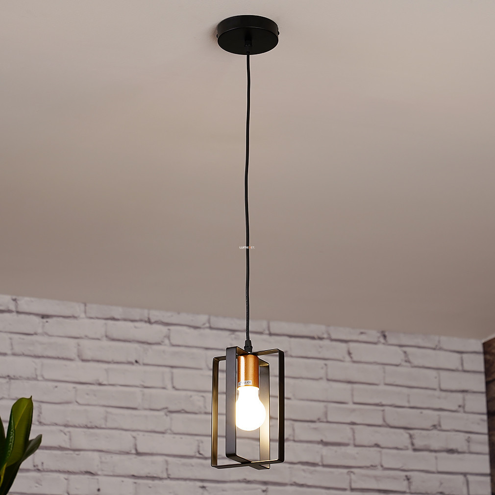Lampa suspendată minimalistă cu abajur deschis, 13 cm - Oxalis GTV OS-OXAL2-10-DEC