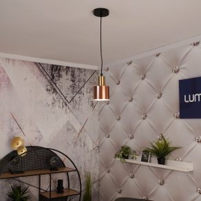 Lampă suspendată în culori aurii - GTV OS-SELV-40-DEC