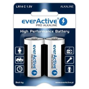   Elem baby R14 1,5 V ambalaj blister EverActive Pro Alkaline 2 bucăți/blister