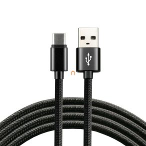   Cablu de încărcare USB-A/USB-C Everactive CBB-1CB, 3A, 480Mbps, 1m, negru