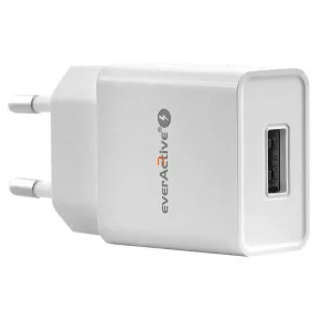   Adaptor de încărcare USB Everactive SC-200, 1 port USB de 5 V, 2,4 A