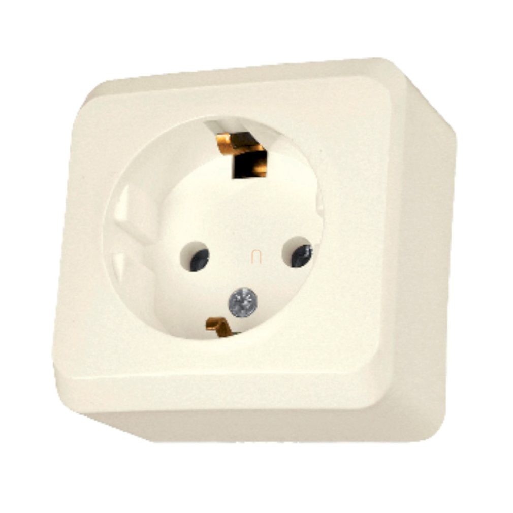 Schneider Prima 2P+F priză, 16A, crem