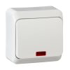 Schneider Electric Prima (IP 20) - WDE001014 - Întrerupător unipolar cu indicator luminos, 10AX, alb