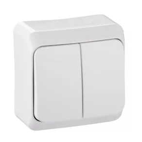   Schneider Electric Prima (IP 20) - WDE001051 - Întrerupător pentru candelabru, cu indicator luminos, 10 A, alb