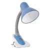 Lampă de masă albastră, 19 cm - Suzi Kanlux 7152 - cu prindere prin clemă pentru masă și raft, cu 1 soclu E27