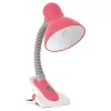 Lampă de masă roz, 19 cm - Suzi Kanlux 7153 - cu prindere prin clemă pentru masă și raft, cu 1 soclu E27