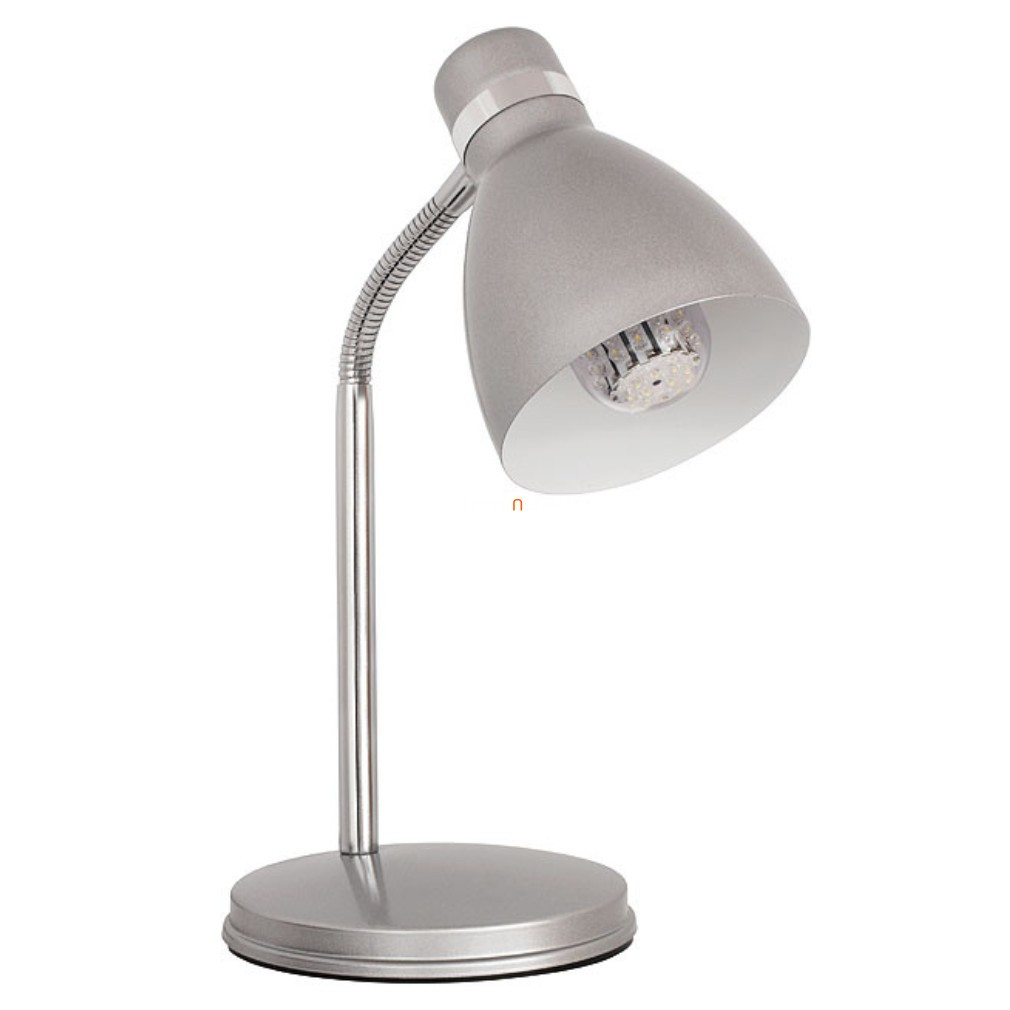 Lampa de birou argintie, 29 cm - Zara Kanlux 7560, cu soclu 1xE14