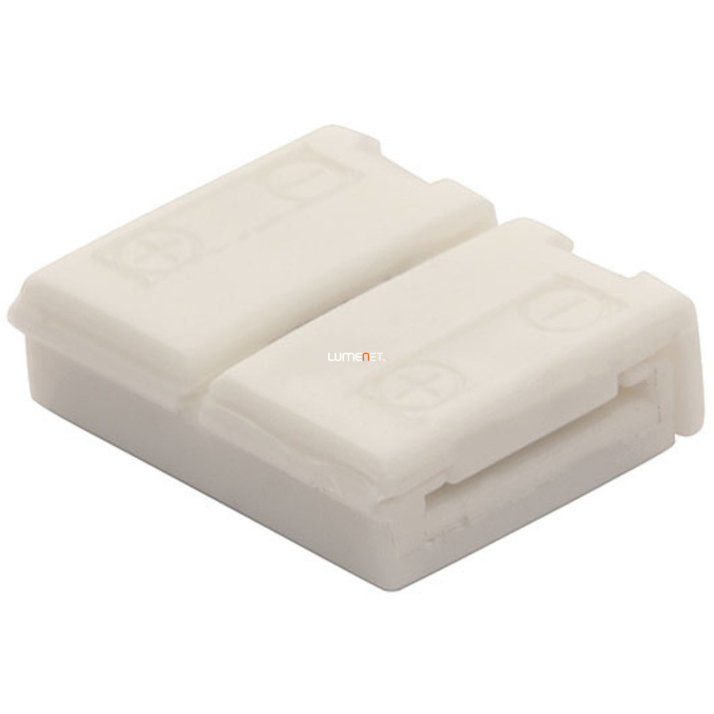 LED strip connector with 2 contacts