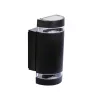 Lampă de perete cu aprindere/stingere automată pentru exterior, negru - Lart El Kanlux 22441
