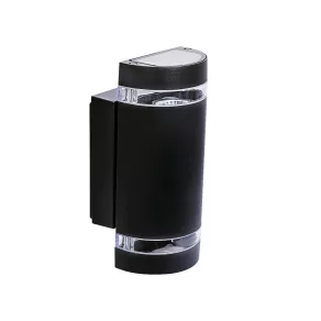   Lampă de perete cu aprindere/stingere automată pentru exterior, negru - Lart El Kanlux 22441