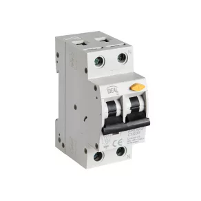 Relé de protecție cu întrerupător mic 2P C 16A 6kA 30mA