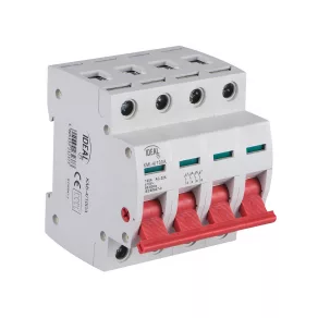 Comutator cu patru poziții, modular (100 A)