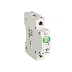 Indicator de tensiune de rețea, modular, verde