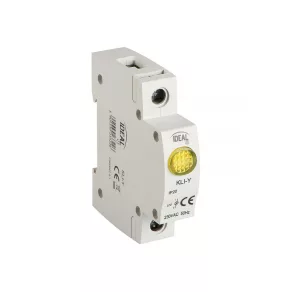 Indicator de tensiune de rețea, modular, galben