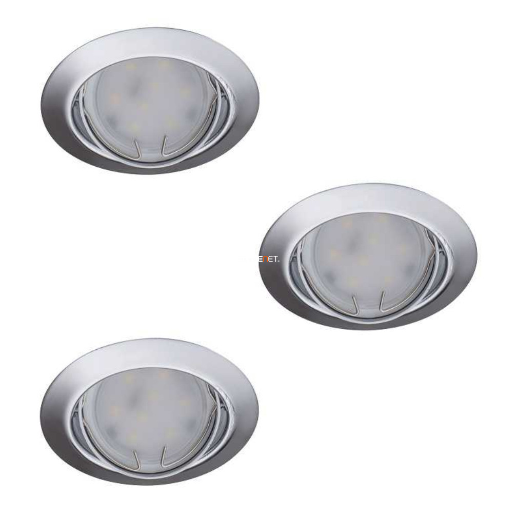 Set de spoturi rotunde încastrate, crom, 3 buc./set - Tribis Kanlux 23847
