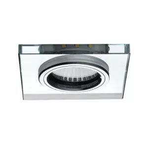   Spot de tavan încastrat, dreptunghiular, 1xGU10, cu iluminat decorativ LED alb cald - Soren Kanlux 24413