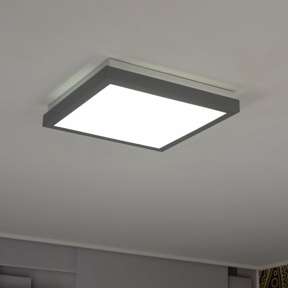 Plafon LED, 3800lm, alb rece (Tybia)