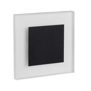   Lampă LED încastrată pentru scări, 0,8 W, 4000 K, 14 lm, negru - Apus Kanlux 26538