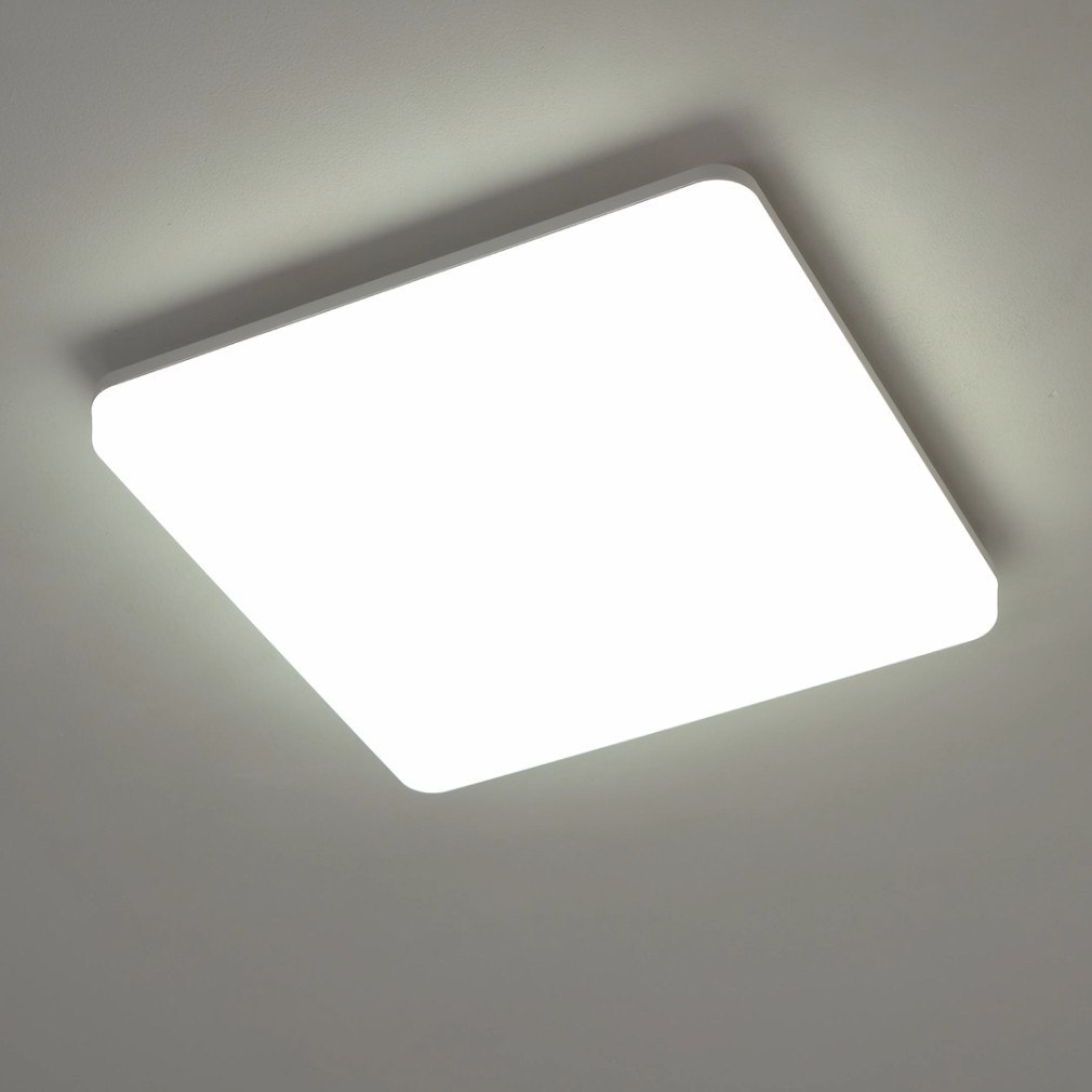 Lampă LED de tavan cu senzor de mișcare, unghiulară, 2280lm, alb rece - Varso Kanlux 26983