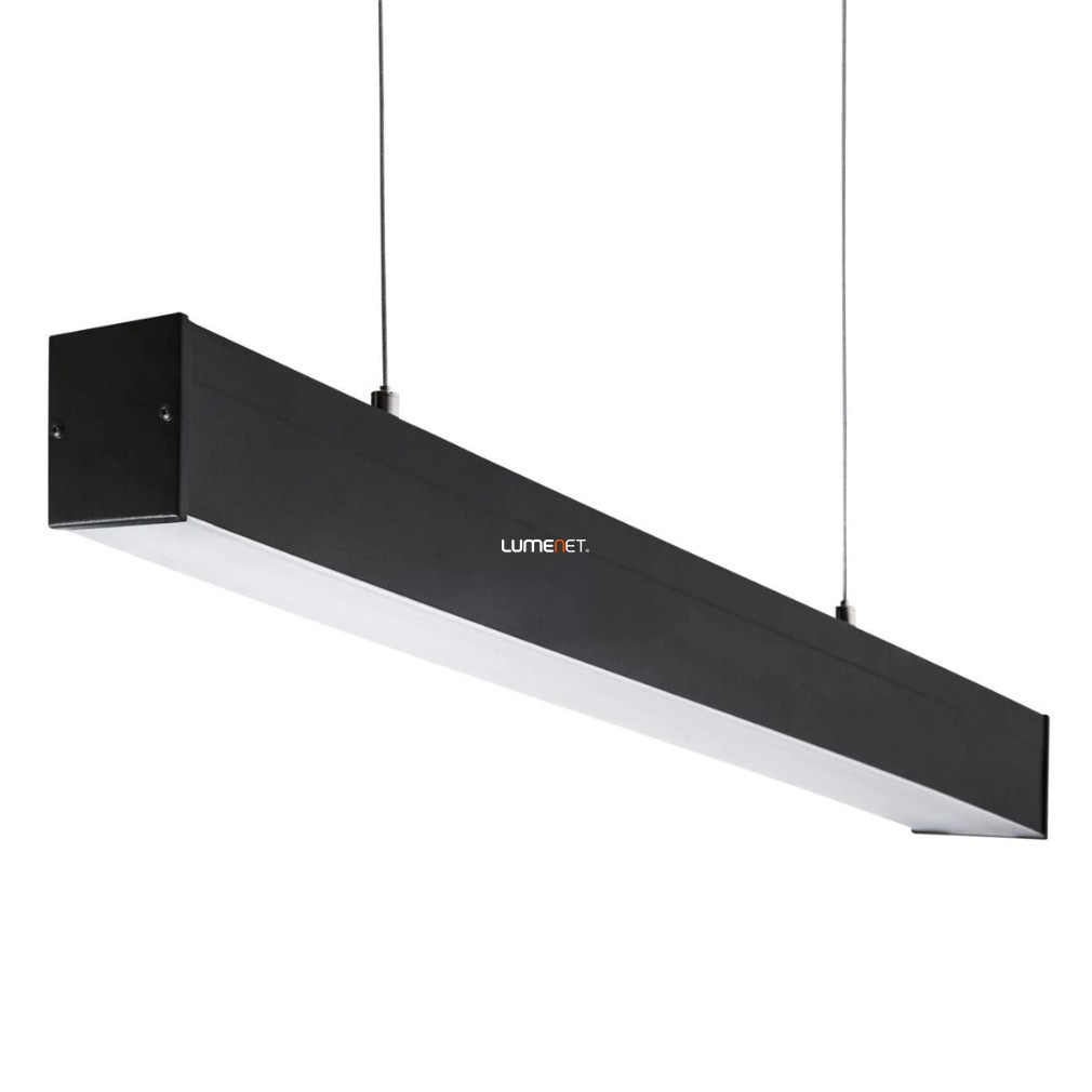 Corp de iluminat liniar cu abajur opal 1x120W LED, argintiu, cu soclu 1xG13 - Alin Kanlux 27414