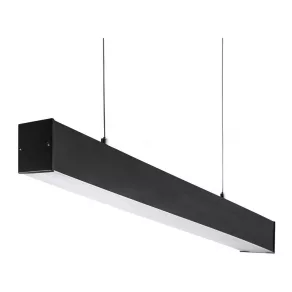   Corp de iluminat liniar cu abajur opal, 1x120W LED, argintiu, cu 1 soclu G13 - Alin Kanlux 27414