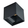 Lampă LED de perete pentru exterior, cu funcție de aprindere/stingere, 7 W, 4000 K, 360 lm, gri, formă pătrată - Reka Kanlux 28990