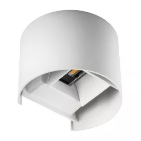   Lampă LED de perete pentru exterior, cu aprindere/stingere, 7 W, 4000 K, 360 lm, albă - Reka Kanlux 28993