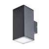Lampă de perete pentru exterior cu 2 socluri - Gori Kanlux 29001