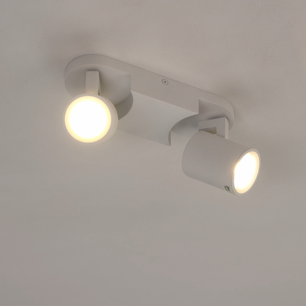 Spot de perete, alb, cu 2xGU10 - Laurin Kanlux 29122