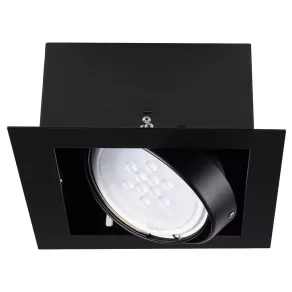 Lampă de tavan încastrată, neagră - Mateo Kanlux 32930