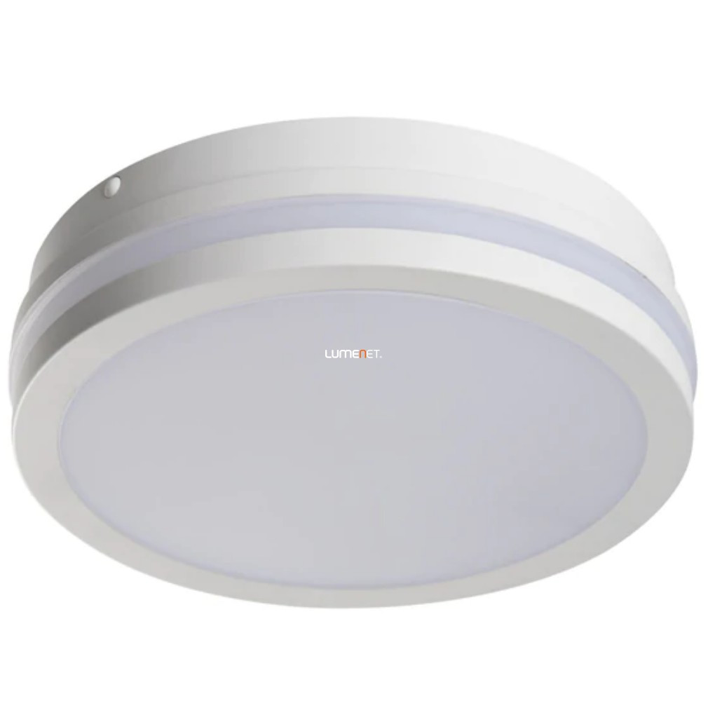 Lampă LED rotundă pentru exterior cu senzor de mișcare, 18W, 4000K, 1550lm, IP54, alb - Beno Kanlux 32944