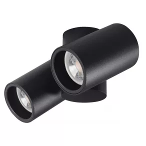   Spot de tavan, negru, cu 2 socluri GU10 - Blurro Kanlux 32952