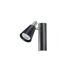   Spot de perete, negru, cu 1 soclu GU10 - Sempra EL Kanlux 33091
