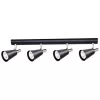 Spot de perete, negru, cu 4 socluri GU10 - Sempra EL Kanlux 33097