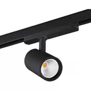   Spot LED, montabil pe șină, 18 W, 1800 lm, 4000 K, 60°, negru - Acord Kanlux 33133