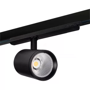   Spot LED, montabil pe șină, 30 W, 2850 lm, 3000 K, 60°, negru - Acord Kanlux 33135