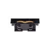 Conector trifazic drept pentru interior, negru - Tear N Icon Kanlux 33239