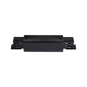   Conector trifazic drept pentru interior, negru - Tear N Con Kanlux 33241
