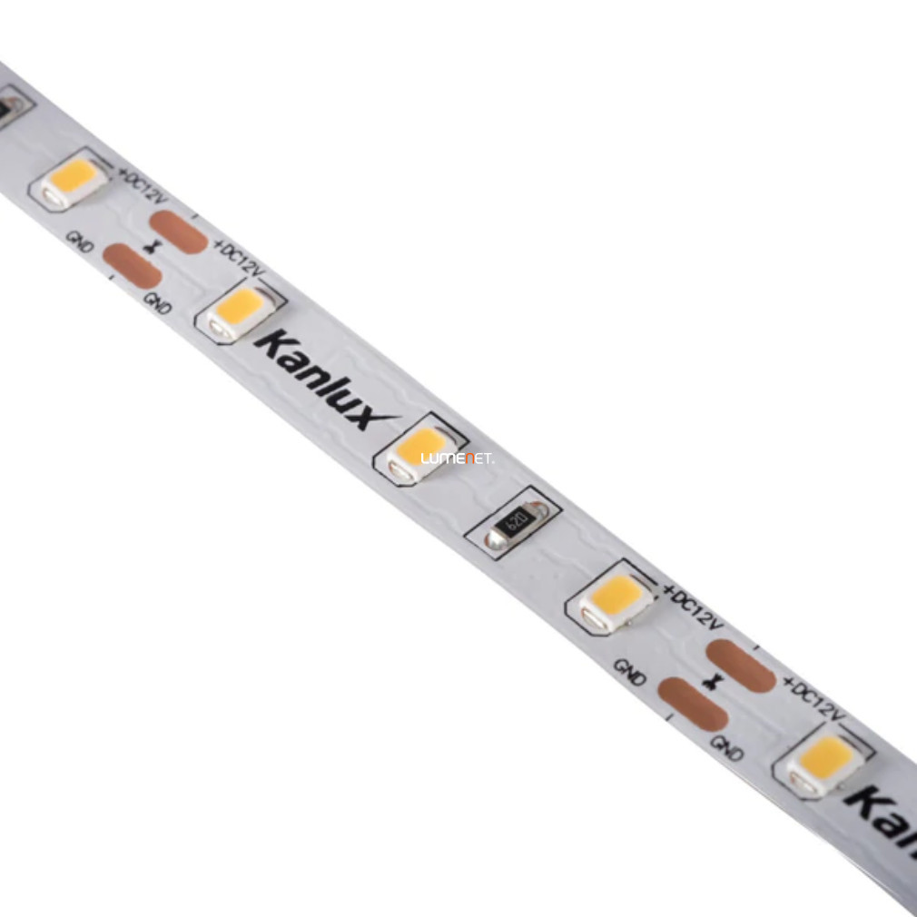 Bandă LED, 60 LED/m, alb rece, 12V, 11W/m, 900lm/m, 5 metri