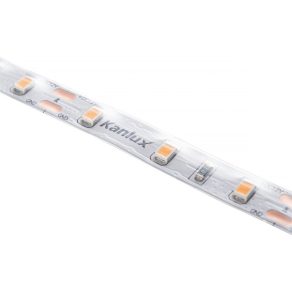   Bandă LED, 60 LED-uri/m, alb cald, 12 V, 11 W/m, 800 lm/m, 5 metri, IP65