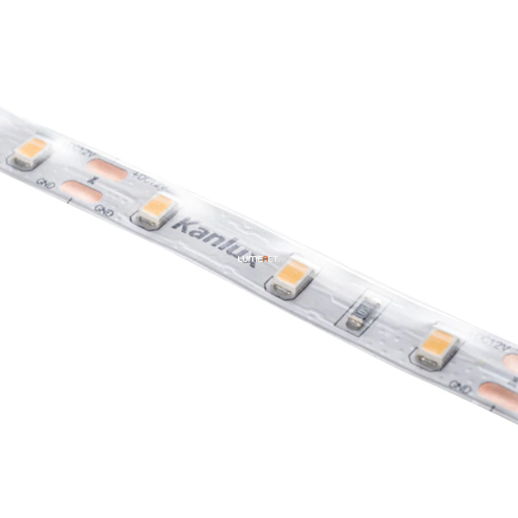Bandă LED, 60 LED/m, alb rece, 12V, 11W/m, 800lm/m, 5 metri, IP65