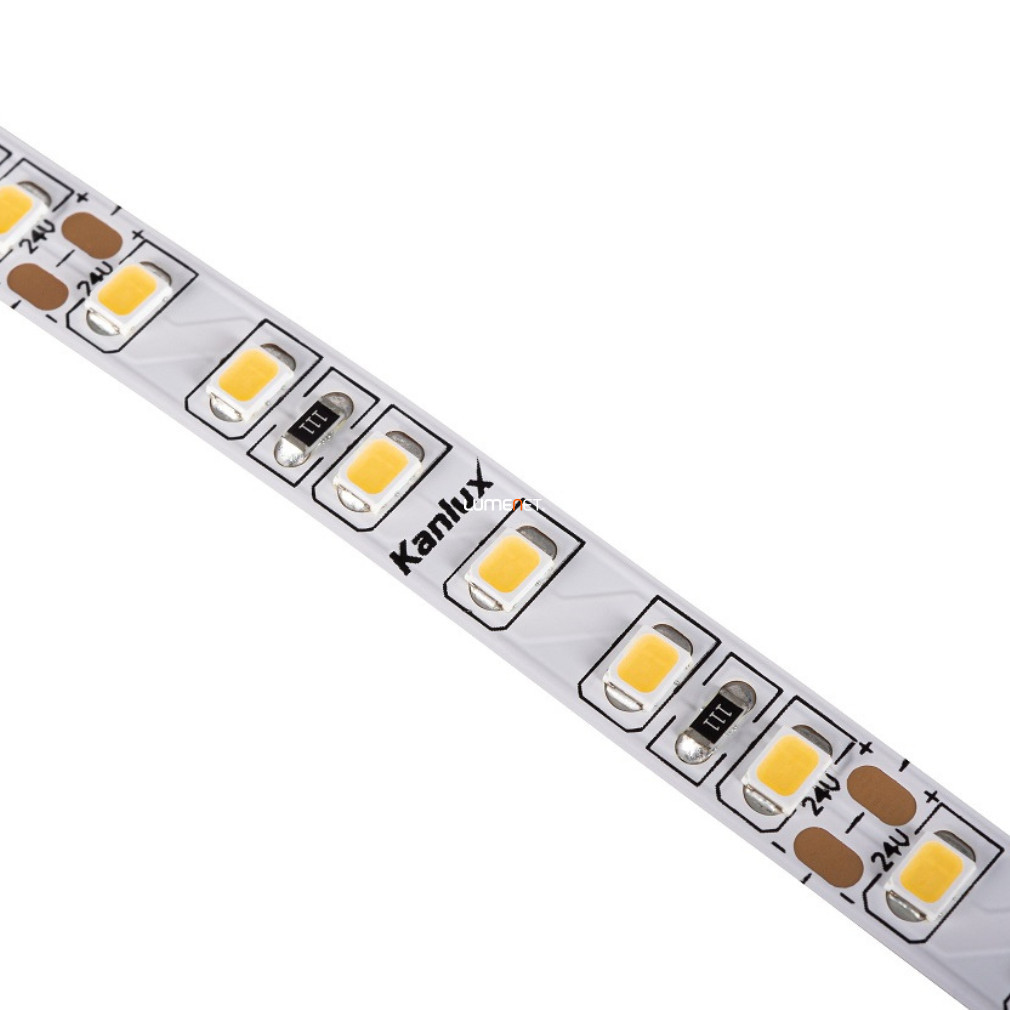 Banda LED, 120 LED/m, alb rece, 24V, 16W/m, 1760lm/m, 5 metri, IP65
