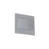 Lampă LED pentru scări, dreptunghiulară, 1,5 W, 3000 K, 15 lm, gri - Ernius Kanlux 33330