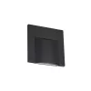 Lampă LED pentru scări, dreptunghiulară, 0,8 W, 3000 K, 15 lm, negru - Ernius Kanlux 33332