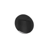 Lampă LED pentru scări, rotundă, 0,8 W, 4000 K, 15 lm, negru - Ernius Kanlux 33335