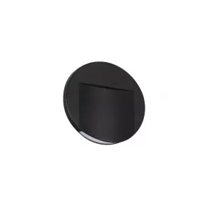   Lampă LED pentru scări, rotundă, 0,8 W, 4000 K, 15 lm, negru - Ernius Kanlux 33335