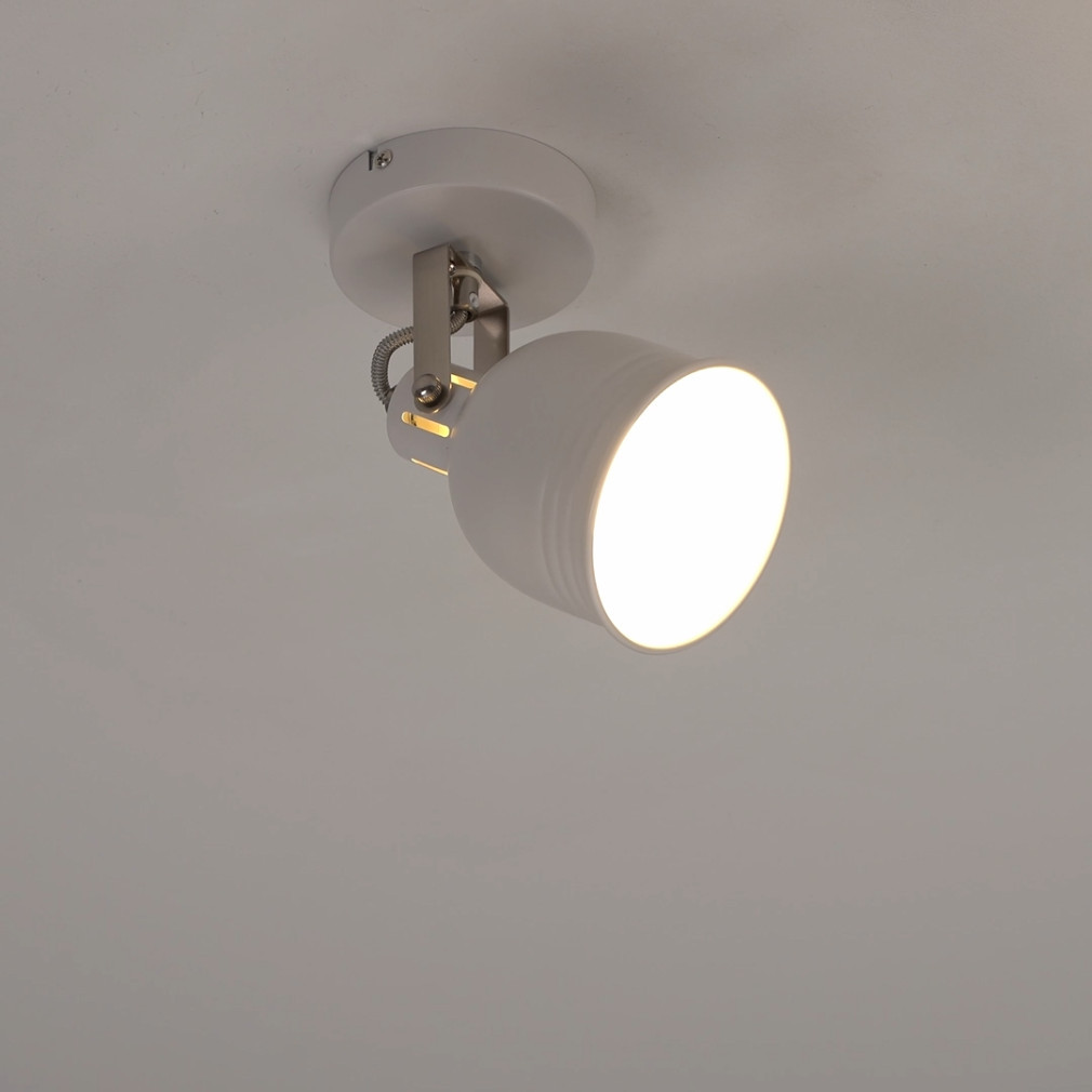 Spot de perete, alb, cu soclu 1xE14 - Derato Kanlux 35641